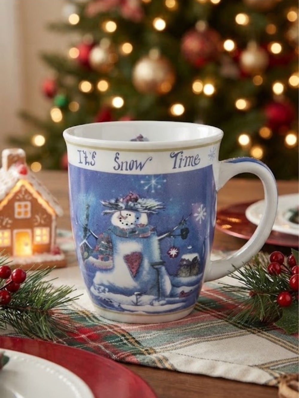 CHRISTMAS House Holiday Mug โ๏ธ14oz snowman